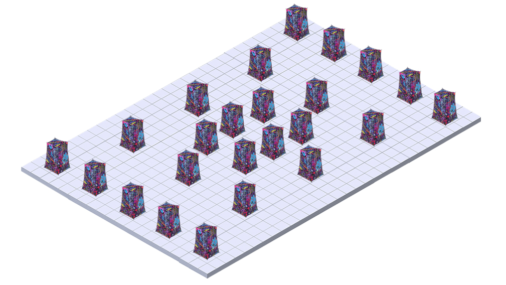 Игровое поле надувных укрытий «TOWER» фиджитал 3 Игровое поле надувных укрытий «TOWER» фиджитал 3