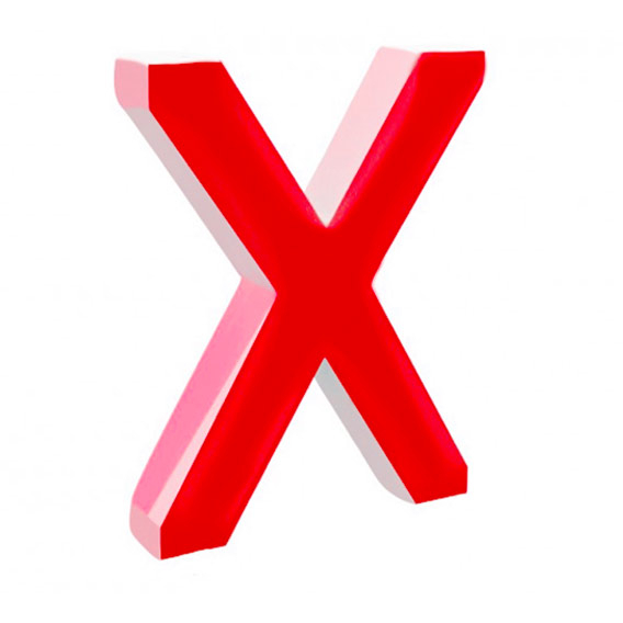 Надувная фигура «Икс мини» - фото 1 Надувная фигура «Икс мини» - 1