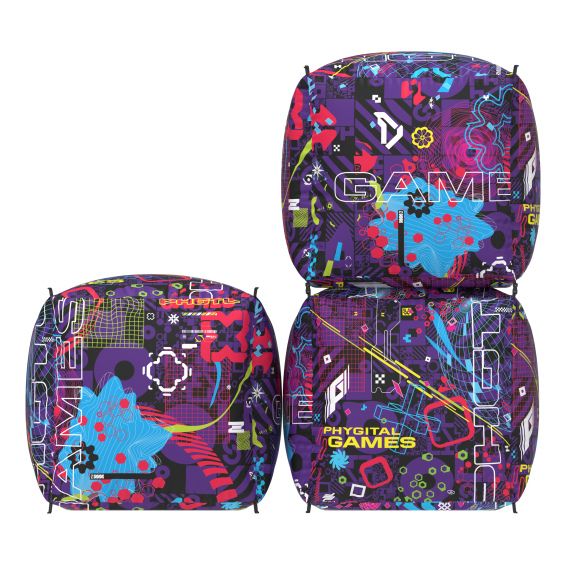 Надувное укрытие для лазертага «CUBIC» фиджитал - фото 2