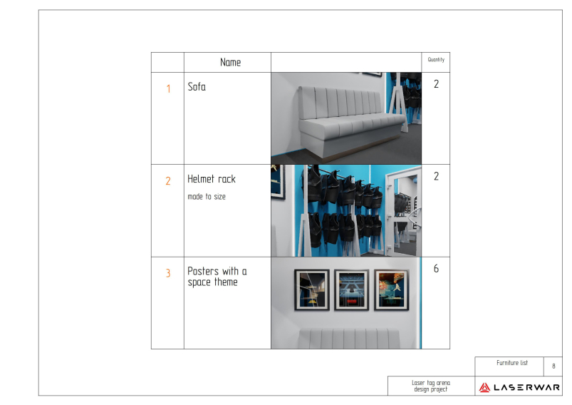 Разработка дизайн-проекта лазертаг-арены + авторский надзор - фото 6