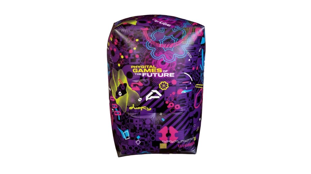 Надувное укрытие для лазертага «Стена» фиджитал 2