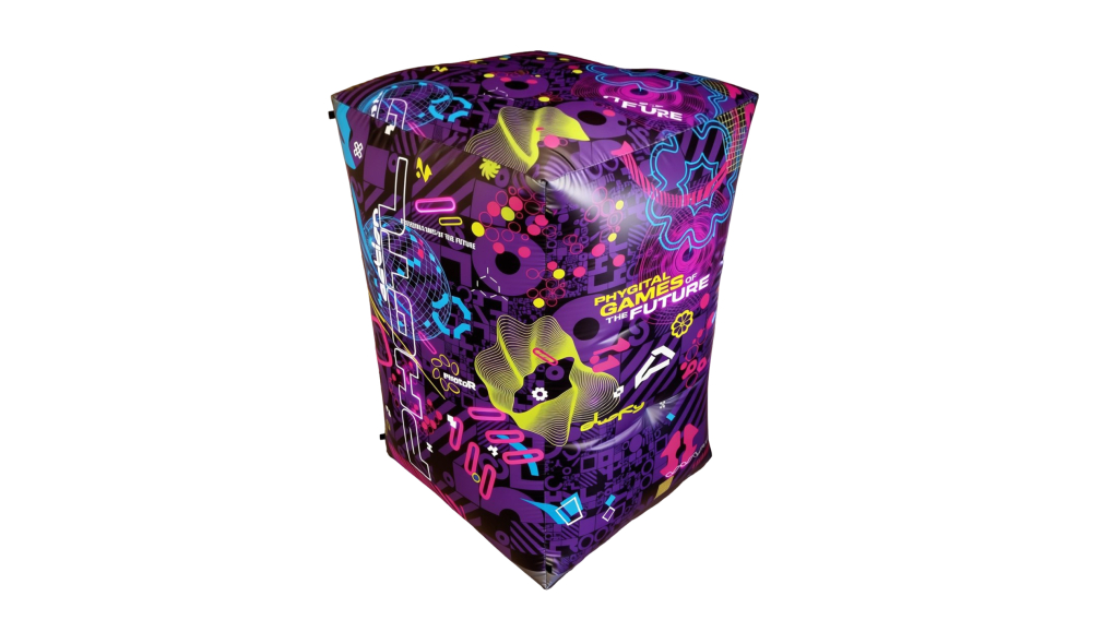 Надувное укрытие для лазертага «Стена» фиджитал 2