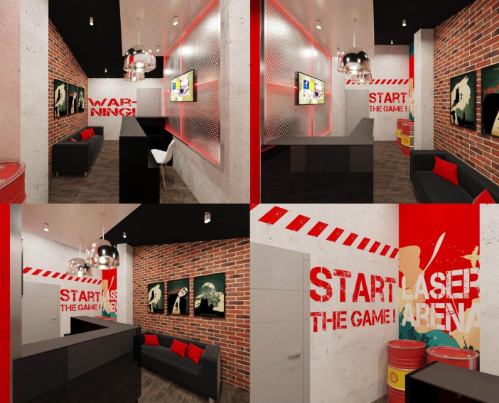 Разработка дизайн-проекта лазертаг-арены + авторский надзор - фото 10